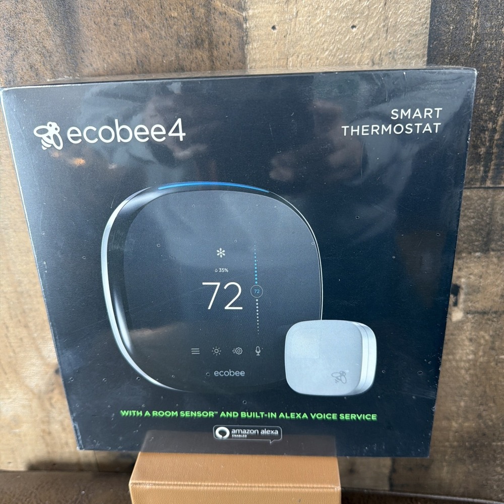 ecobee4 Smart Thermostat EB-STATE4-01 WiFi Alexa Voice New Sealed Green Box
